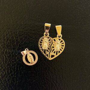 Madonna goldplated pendants